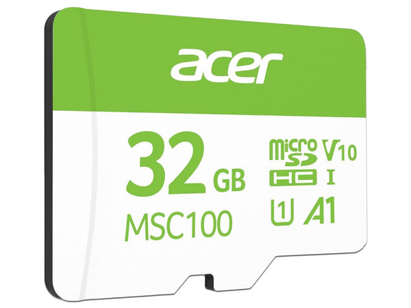 Memoria MicroSD Acer MCS100 de 32GB, Clase 10, Velocidad de Lectura de 100 MB/s, BL.9BWWA.335 - ACER - SKU BL.9BWWA.335