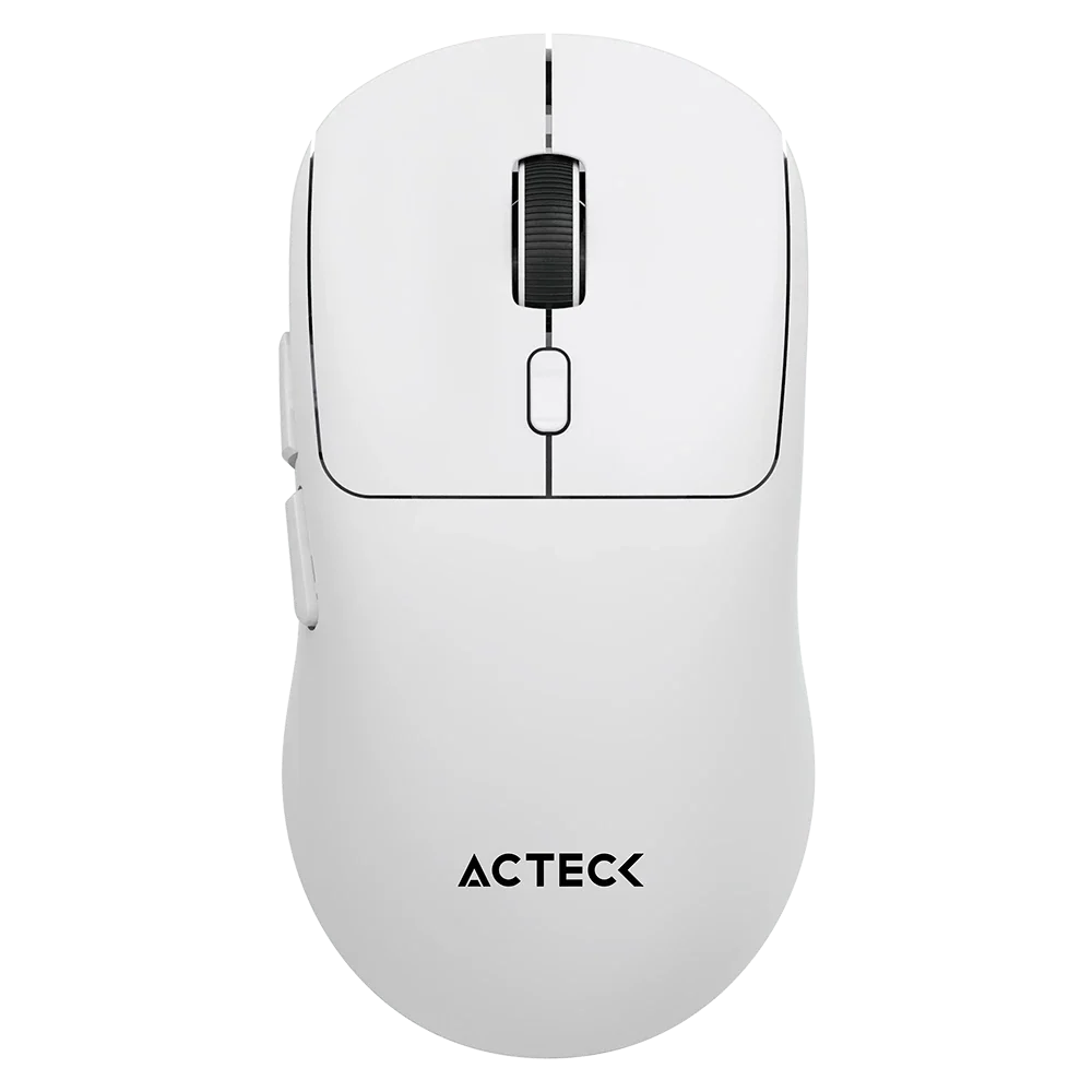 Mouse Acteck Ergonomico Inalambrico Recargable Instinct Click Mi484 Blanco Avena (AC-945653) - ACTECK - SKU AC-945653