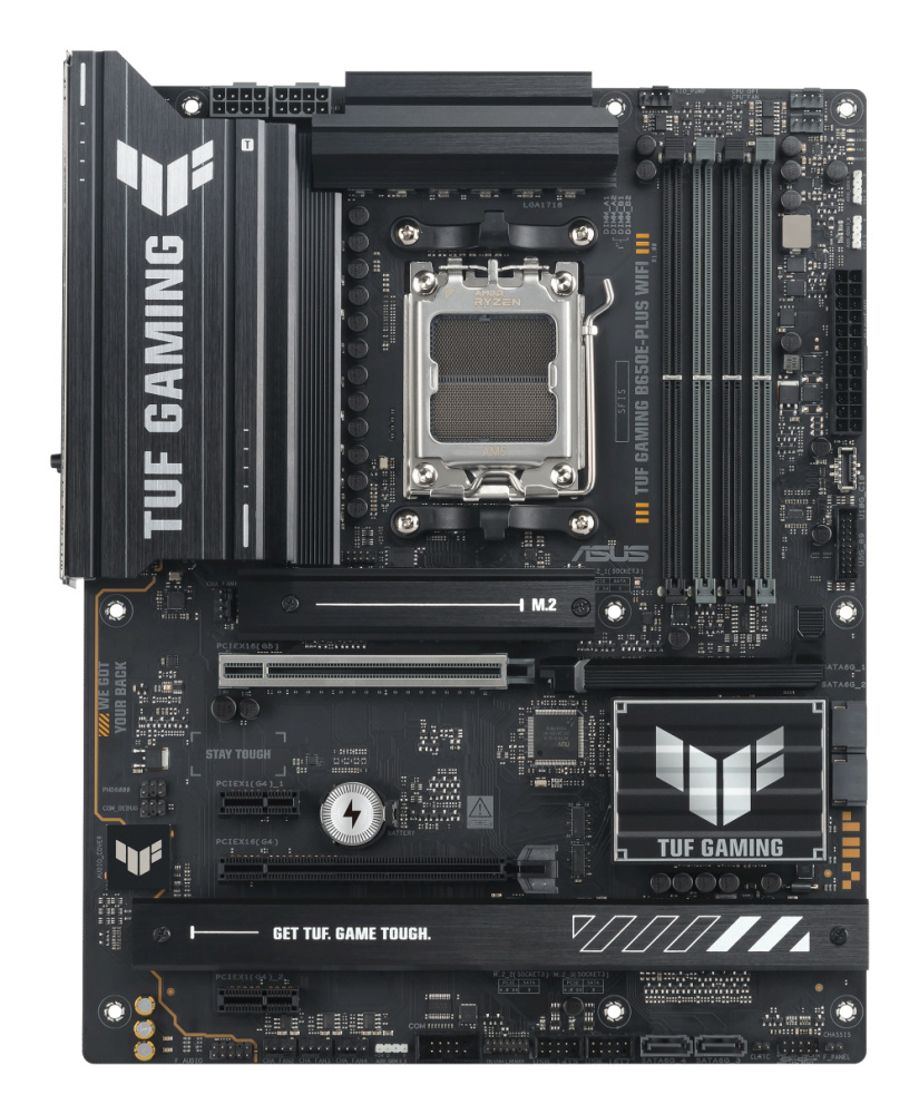 Tarjeta Madre ASUS TUF GAMING B650E-PLUS WIFI, ATX, Socket AM5, AMD B650, 256GB DDR5, HDMI/DP para AMD - ASUS - SKU TUF GAMING B650E-PLUS WIFI