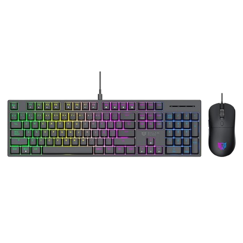 Kit Gamer de Teclado y Mouse Balam Rush Fusion Vanguard 100% CKG690, Alámbrico, USB, Negro, Español, BR-945745 - Balam Rush - SKU BR-945745