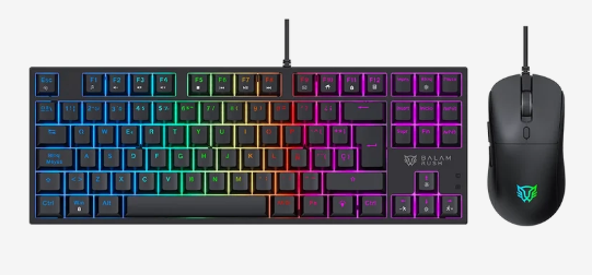Kit de Teclado y Mouse Balam Rush CKG680, Alámbrico, USB, Negro, Español, BR-945752 - Balam Rush - SKU BR-945752