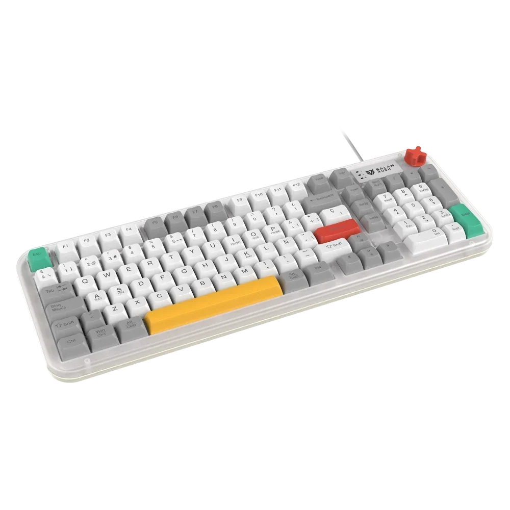 Teclado Gamer Balam Rush Alambrico Warstrike Frost Kg500F, Membrana 96% (BR-945790) - Balam Rush - SKU BR-945790