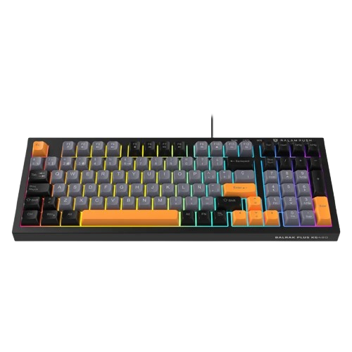 Teclado Gamer Balam Rush Balrak Plus KG480 LED 96%, Alámbrico, USB, Multicolor, Español, BR-945837 - Balam Rush - SKU BR-945837