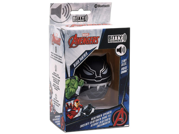 Bocina Inalámbrica Portátil Bitty Boomers BITTYPANTHER/NEW, Bluetooth. Edición Black Panther Marvel - Bitty Boomers - SKU BITTYPANTHER/NEW