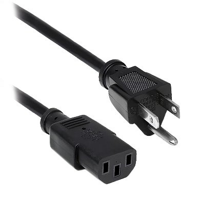Cable de Poder BRobotix C13 Acoplador Macho - NEMA 5-15P Hembra, 4.5 Metros, Negro, 6000854 - BROBOTIX - SKU 6000854