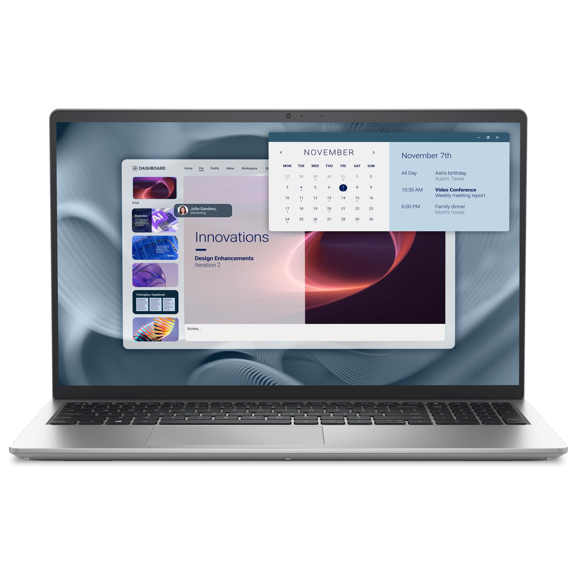 NB DELL PRO 15 ESSENTIAL PV15250_I7RPLR16512PWPS_1W 9KP97. Core™ i7, 16GB, Pantalla 15.6, 512GB, W 11 Pro, Garantía 1 Year OnSite. Color Silver. - PV15250_I7RPLR16512PWPS_1W 9KP97 - DELL - SKU PV15250_I7RPLR16512PWPS_1W 9KP97