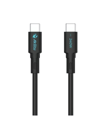 Cable Ezviz USB-C Macho - USB-C Macho, 1 Metro, AK-PAC24SM-S - EZVIZ - SKU AK-PAC24SM-S