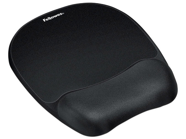 Mouse Pad Fellowes 9117801 con Reposa Muñecas de Gel, Color Negro. - FELLOWES - SKU 9117801
