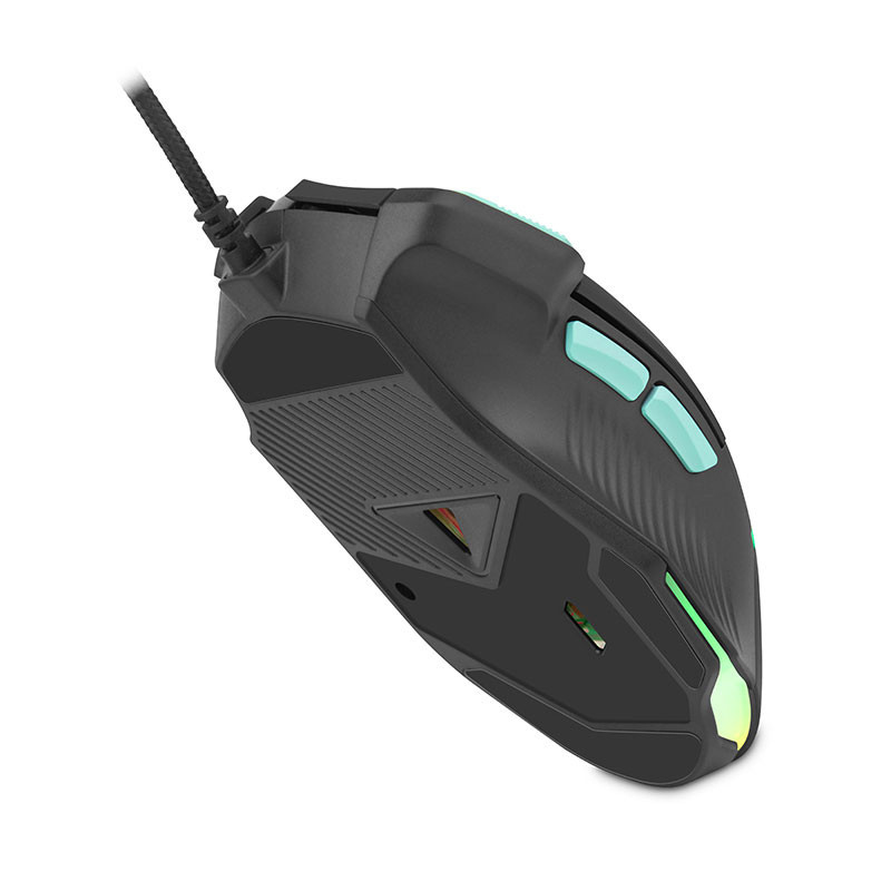 Mouse Gamer Getttech GPM-RGBWR-G1-BK, Alámbrico, USB, 7200DPI, Negro - GETTTECH - SKU GPM-RGBWR-G1-BK