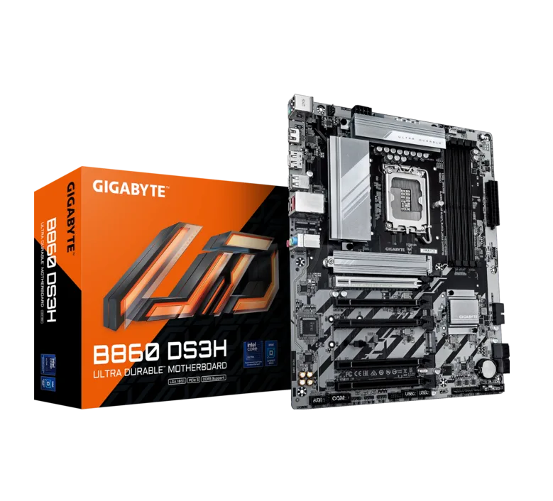 Tarjeta Madre Gigabyte B860 DS3H, ATX, LGA 1851, Intel B860, 256GB DDR5, HDMI/DP para Intel - GIGABYTE - SKU B860 DS3H