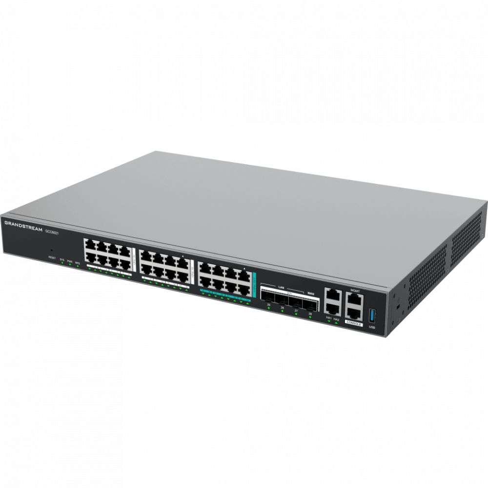 Firewall Grandstream GCC6021, Alámbrico, 4 x RJ-45, 4 x SFP+, 9000 Mbit/s - Grandstream - SKU GCC6021