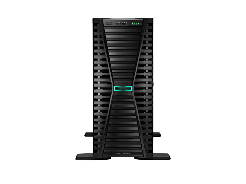 Servidor HPE ProLiant ML110 Gen11, Intel Xeon Bronze 3508U, 32GB DDR5, 8TB, 2.5/3.5", NVMe/SAS/SATA, Torre (4U), Sin Sistema Operativo... - HPE - SKU P84117-DM5