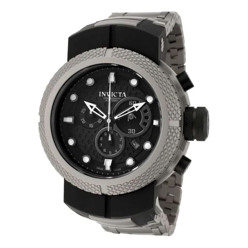 Invicta coalition forces men 50mm titanium titanium black di