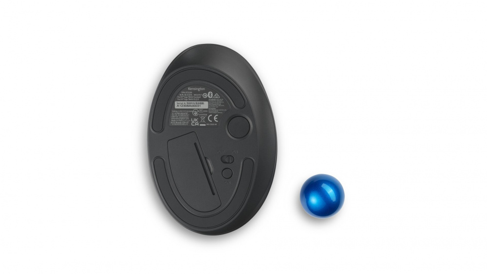 Mouse Ergonómico Kensington Trackball Pro Fit Ergo TB450, Inalámbrico, Trackball, 1.600DPI, RF Inalámbrico/Bluetooth, Negro, K72194WW - KENSINGTON - SKU K72194WW