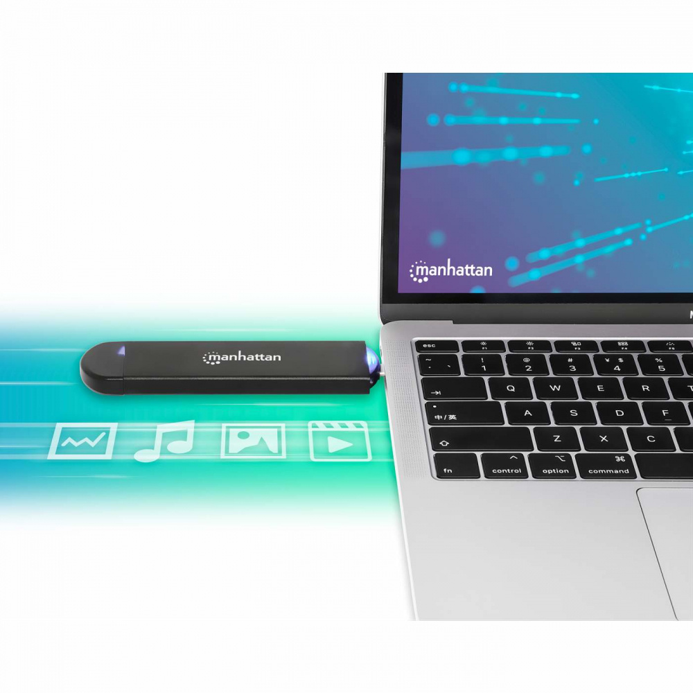 Manhattan Gabinete para SSD 130639 M.2, USB-A/USB-C, M.2 130639 - MANHATTAN - SKU 130639