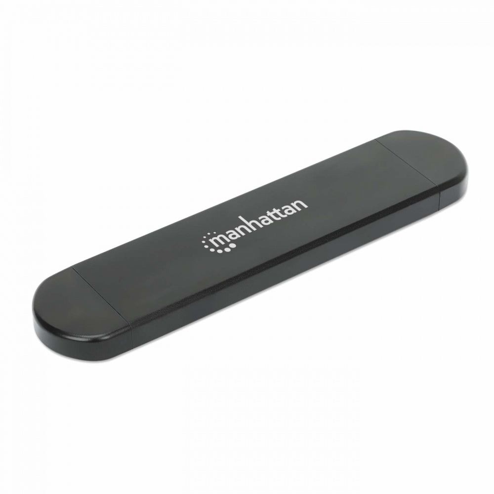Manhattan Gabinete para SSD 130639 M.2, USB-A/USB-C, M.2 130639 - MANHATTAN - SKU 130639
