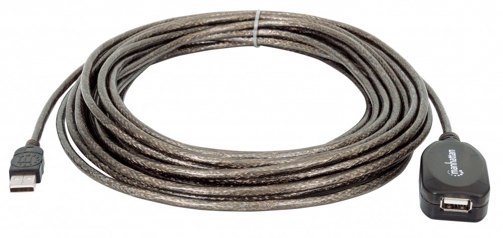 Manhattan Cable USB-A Macho - USB-A Hembra, 10 Metros 151573 - MANHATTAN - SKU 151573