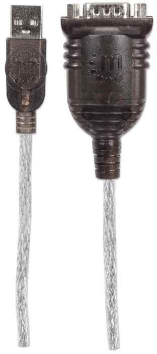 Manhattan Cable USB Macho - DB9 Macho, 1.8 Metros, Plata 151849 - MANHATTAN - SKU 151849