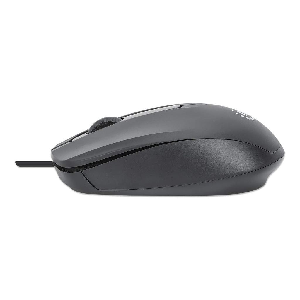Mouse usb Óptico con cable manhattan 190190 - MANHATTAN - SKU 190190