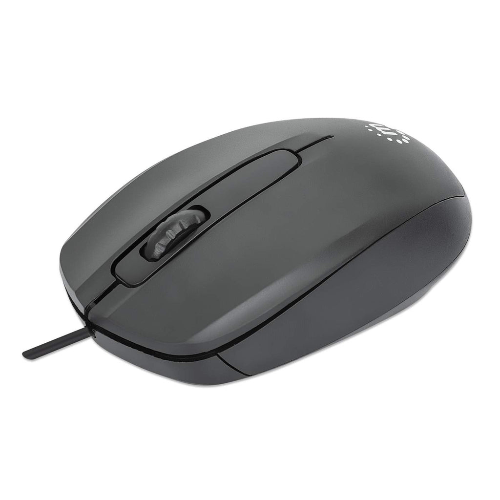 Mouse usb Óptico con cable manhattan 190190 - MANHATTAN - SKU 190190