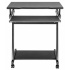 Escritorio Manhattan Forma Rectangular, Bandeja del Teclado, 590 x 370 mm, Metal, Color Negro 207690 - MANHATTAN - SKU 207690