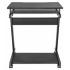 Escritorio Manhattan Forma Rectangular, Bandeja del Teclado, 590 x 370 mm, Metal, Color Negro 207690 - MANHATTAN - SKU 207690