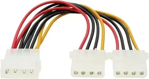 Cable manhattan "y" alimentación 5.25-m a 2x5.25-h 20cm - MANHATTAN - SKU 301503