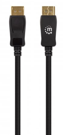 Manhattan Cable 353625 DisplayPort 1.4 Macho - DisplayPort 1.4 Macho, 8K, 60Hz, 3 Metros, Negro - MANHATTAN - SKU 353625