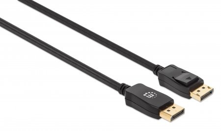 Manhattan Cable 353625 DisplayPort 1.4 Macho - DisplayPort 1.4 Macho, 8K, 60Hz, 3 Metros, Negro - MANHATTAN - SKU 353625