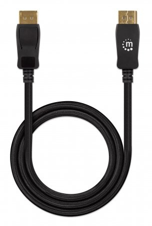 Manhattan Cable 353625 DisplayPort 1.4 Macho - DisplayPort 1.4 Macho, 8K, 60Hz, 3 Metros, Negro - MANHATTAN - SKU 353625