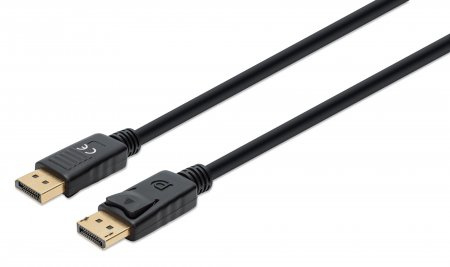 Manhattan Cable DisplayPort 355582 DisplayPort 1.4 Macho - DisplayPort Macho, 7680x4320 8K, 3 Metros, 355582 - MANHATTAN - SKU 355582