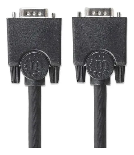 Manhattan Cable de Video para Monitor SVGA 8mm, VGA (D-Sub) Macho - VGA (D-Sub) Macho, 11 Metros, Negro, 371377 - MANHATTAN - SKU 371377