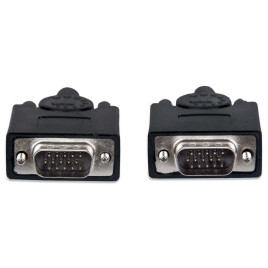 Manhattan Cable de Video para Monitor SVGA 8mm, VGA (D-Sub) Macho - VGA (D-Sub) Macho, 11 Metros, Negro, 371377 - MANHATTAN - SKU 371377