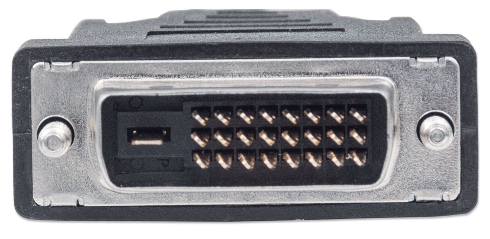 Manhattan Cable HDMI Macho - DVI-D 24+1 Macho, 1080p, 60Hz, 1.8 Metros, Negro, 372503 - MANHATTAN - SKU 372503