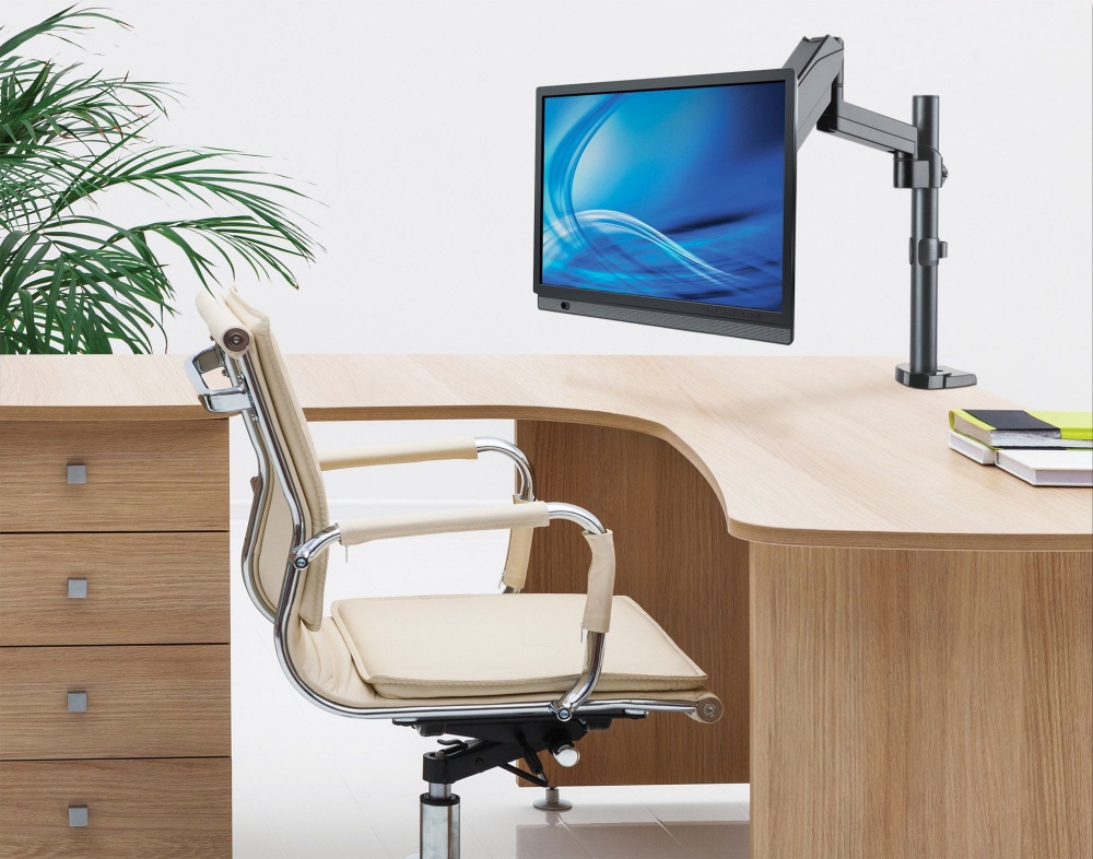 Manhattan Soporte de Escritorio para 1 Monitor 17" - 32", hasta 8kg, 461580 - MANHATTAN - SKU 461580