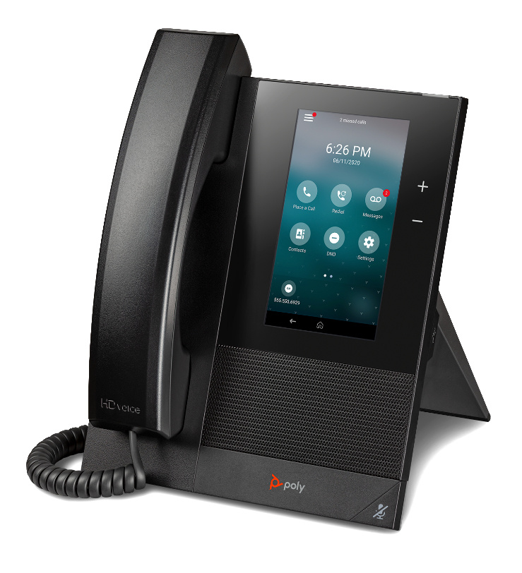 Poly Teléfono VoIP 2200-49700-025, Altavoz, Negro - POLYCOM - SKU 849A1AA#AC3