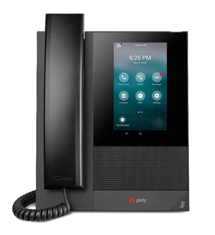 Poly Teléfono VoIP 2200-49700-025, Altavoz, Negro - POLYCOM - SKU 849A1AA#AC3