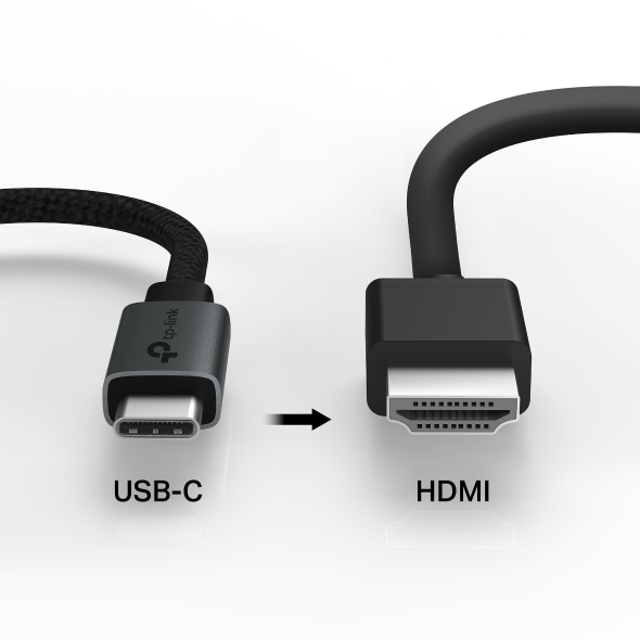 Adaptador de USB tipo C a HDMI TP Link UA520C, HDMI 4k 60hz, Gris - TP-LINK - SKU UA520C