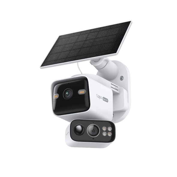 Kit de cámara de seguridad TP-Link con giro/inclinación y doble lente que funciona con energía solar, Blanco, TAPO C645D KIT - TPLINK - SKU TAPO C645D KIT