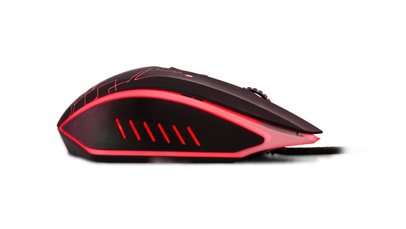 Mouse Optico Gamer Vorago MO-501, 1000-3200 Dpi, 4 Colores Luz Led, 5 Botones, Cable 1.8m, Negro - VORAGO - SKU MO-501