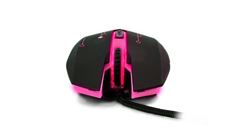 Mouse Optico Gamer Vorago MO-501, 1000-3200 Dpi, 4 Colores Luz Led, 5 Botones, Cable 1.8m, Negro - VORAGO - SKU MO-501