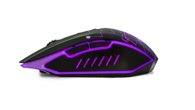 Mouse Optico Gamer Vorago MO-501, 1000-3200 Dpi, 4 Colores Luz Led, 5 Botones, Cable 1.8m, Negro - VORAGO - SKU MO-501