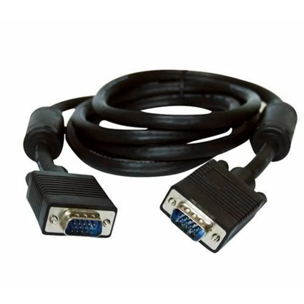 Cable de video XCase VGA 1.8mts MachoMacho color Negro