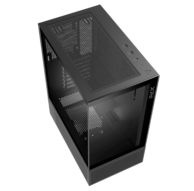 Gabinete XPG Invaderx Mini, Mini-Tower, ATX/Micro-ATX, USB 3.0, sin Fuente, 5 Ventiladores Instalados, Negro, INVADERXMINIMT-BKCWW - XPG - SKU INVADERXMINIMT-BKCWW