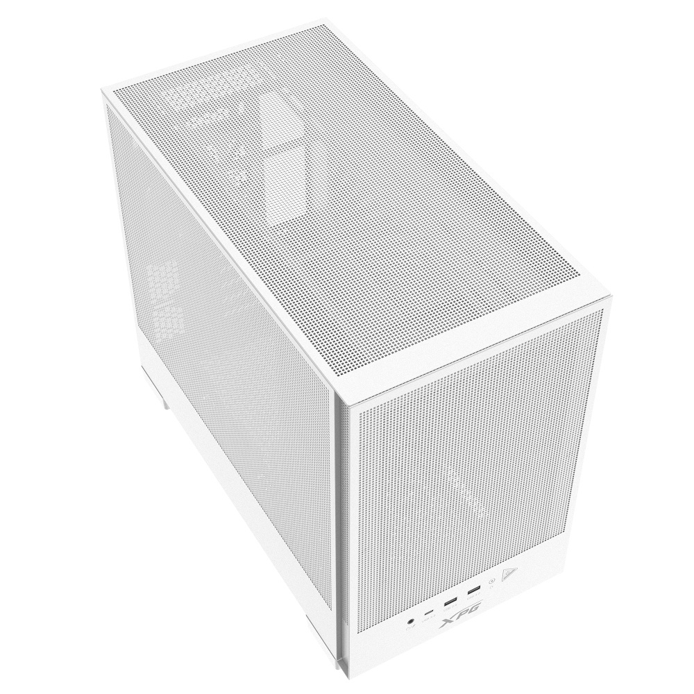 Gabinete XPG VALOR MESH, Midi-Tower, Micro-ATX/Mini-ITX, USB 3.0, sin Fuente, 1 Ventilador Instalado, Blanco, VALORMESHNANOMAA-WHCWW - XPG - SKU VALORMESHNANOMAA-WHCWW