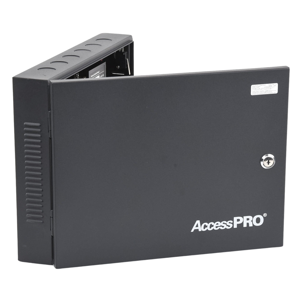 Panel de Control de Acceso 4 Puertas, 30,000 Tarjetas, TCP, IP RS485, Gabinete y Fuente 12VCC 3A, Software ZKAccess 3.5, SYSCA4R4D - ZKTECO - SKU SYSCA4R4D