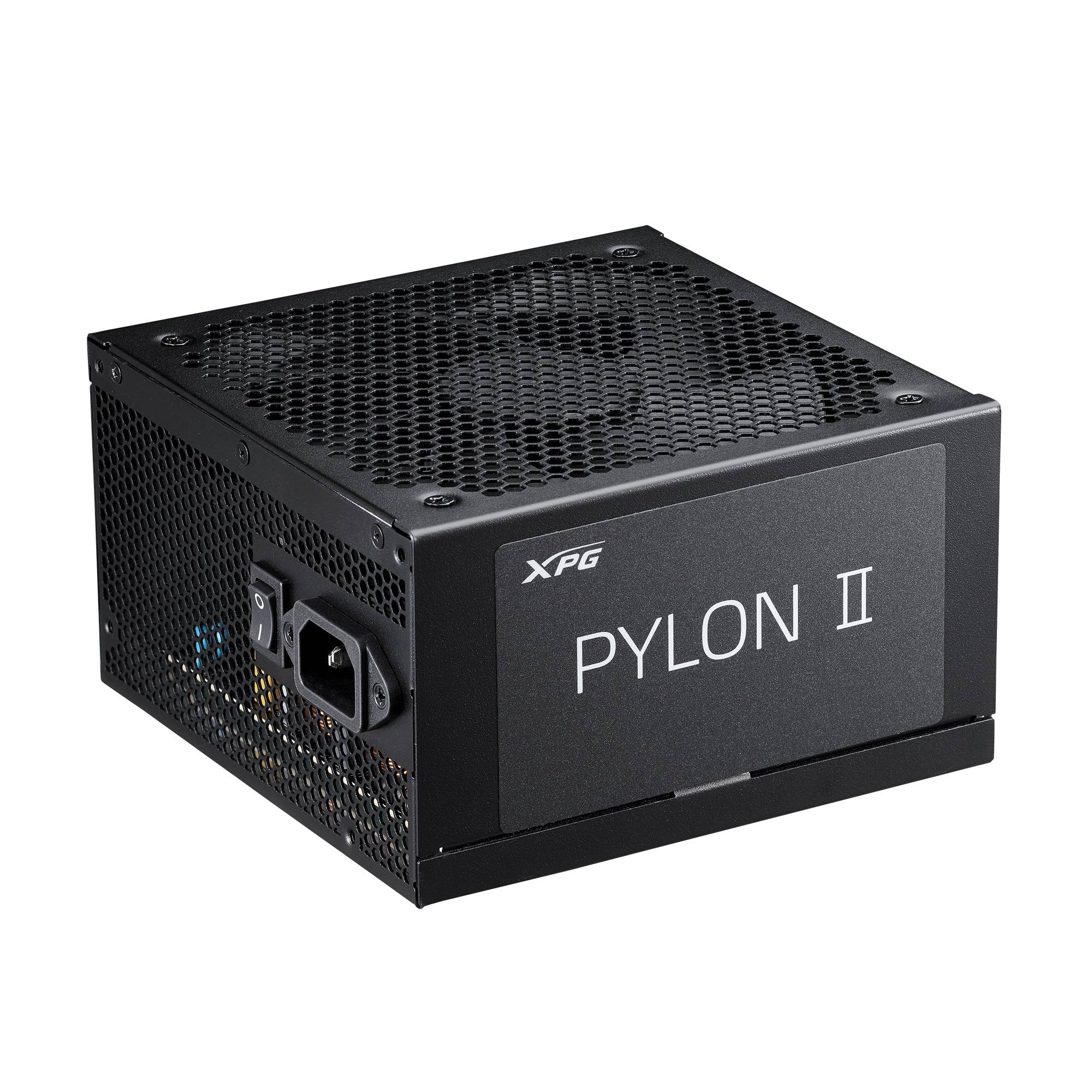 Fuente de Poder XPG PYLON II 80 PLUS Bronze ATX, Semi-Modular, 24-pin ATX, 12VHPWR, 135mm, 650W, PYLONII650B-BKCUS - XPG - SKU PYLONII650B-BKCUS