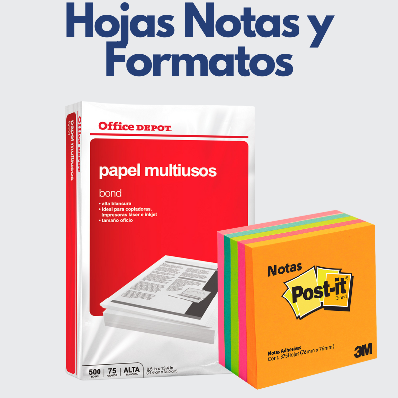 Hojas Notas y Formatos