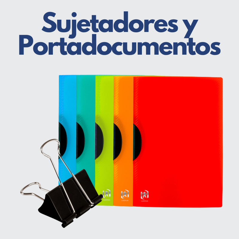 Sujetadores y Portadocumentos