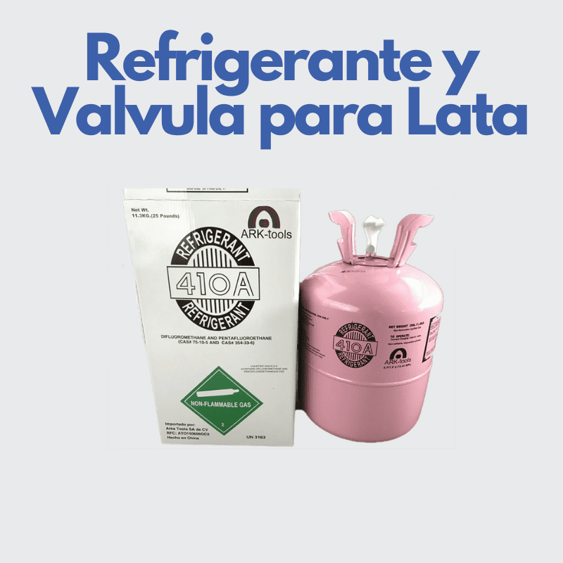 Refrigerante y valvula para lata